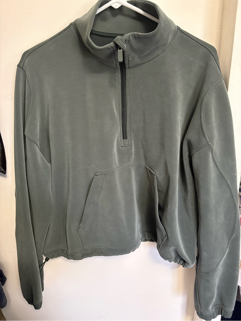 lululemon athletica Olive Green Quarter-Zip Pullover